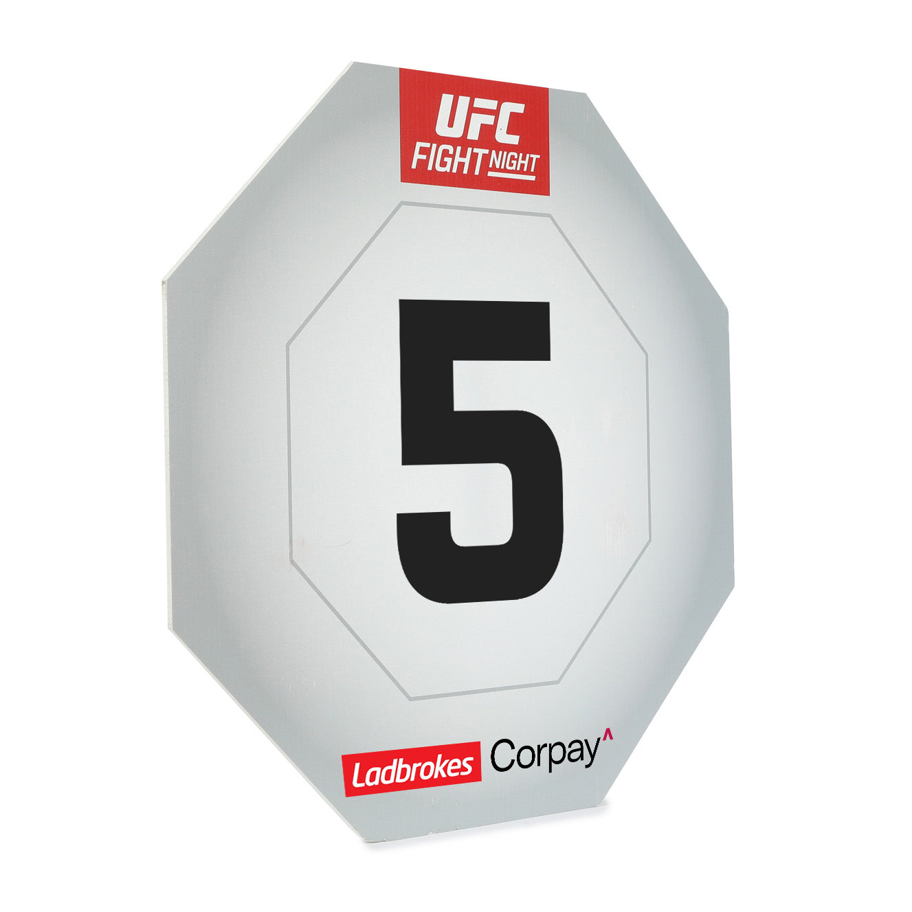 UFC Fight Night: Della Maddalena vs Prates Event Used Round Card Five