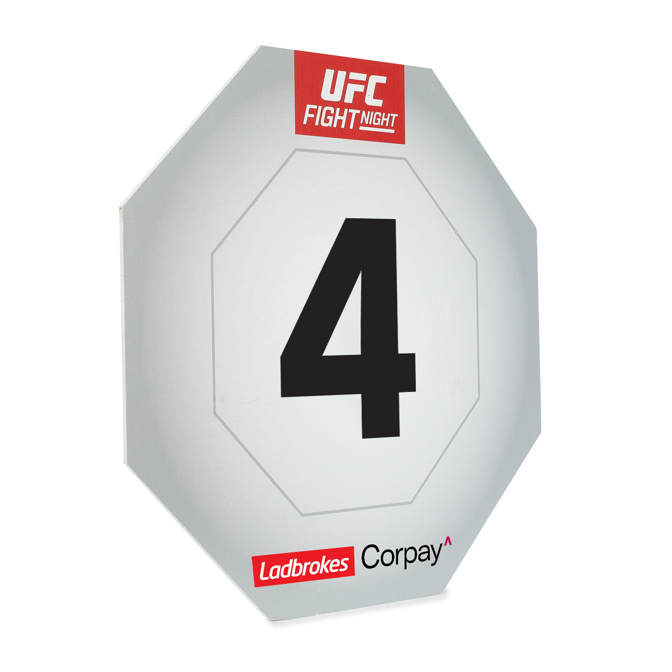 UFC Fight Night: Della Maddalena vs Prates Event Used Round Card Four