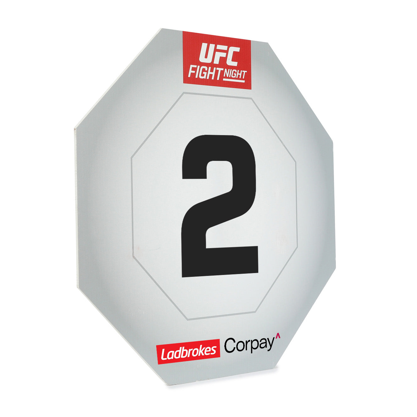 UFC Fight Night: Della Maddalena vs Prates Event Used Round Card Two