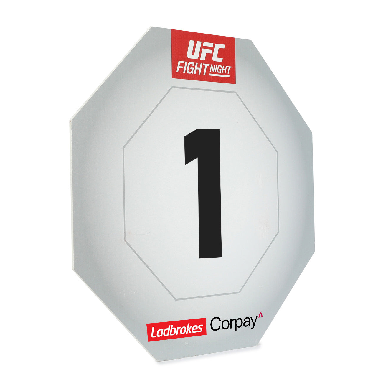 UFC Fight Night: Della Maddalena vs Prates Event Used Round Card One