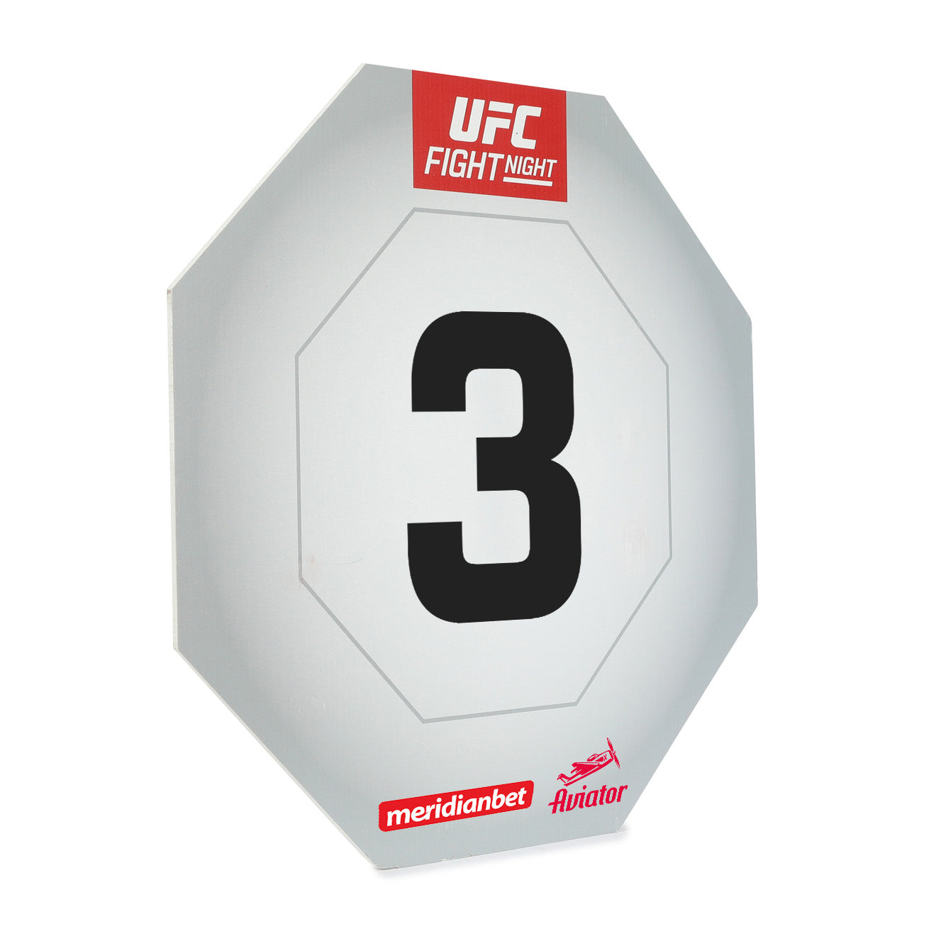 UFC Fight Night: Medic vs Rodriguez Event Used Round Card Three
