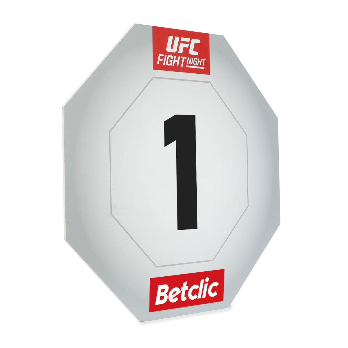 UFC Fight Night: Hooker vs Parnasse Event Used Round Card One