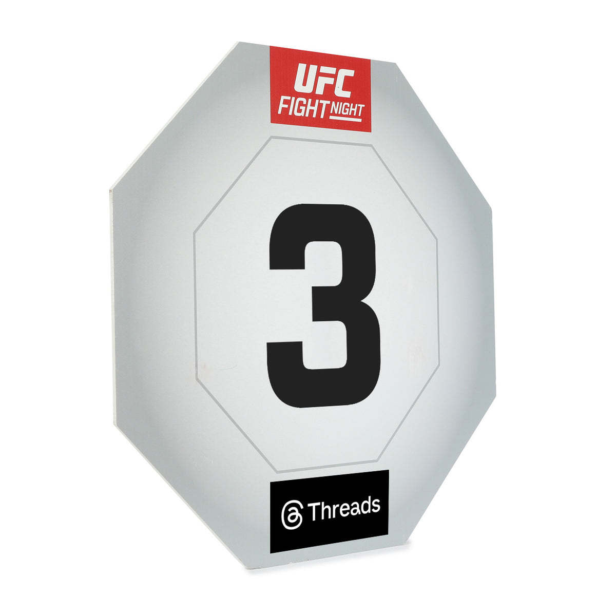 UFC Fight Night: Rosas Jr vs Barcelos Event Used Round Card Three