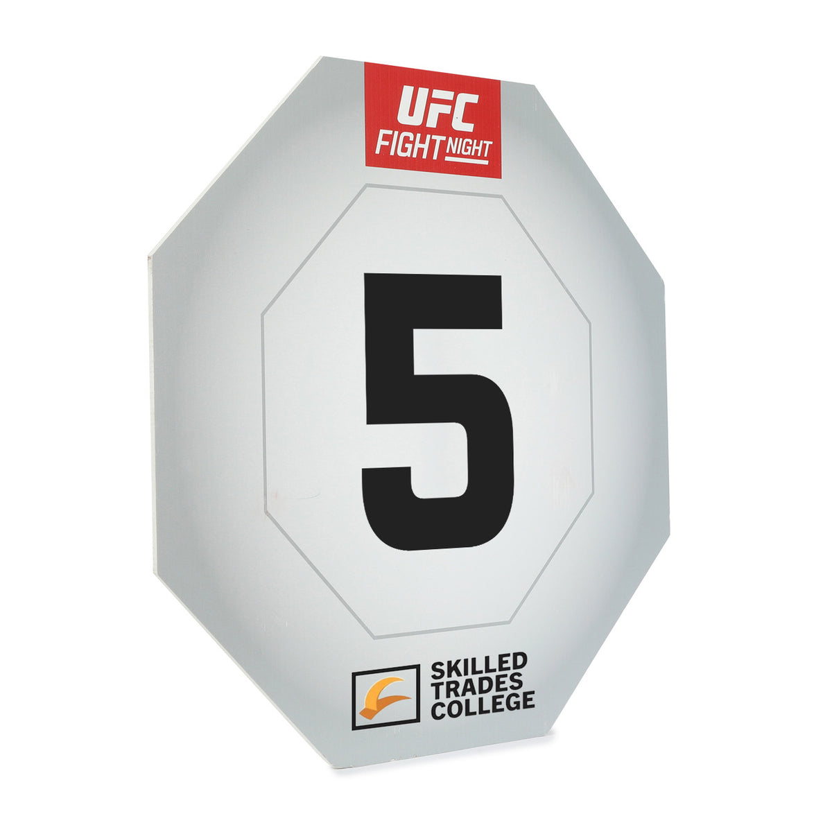 UFC Fight Night: Buckley vs Malott Event Used Round Card Five