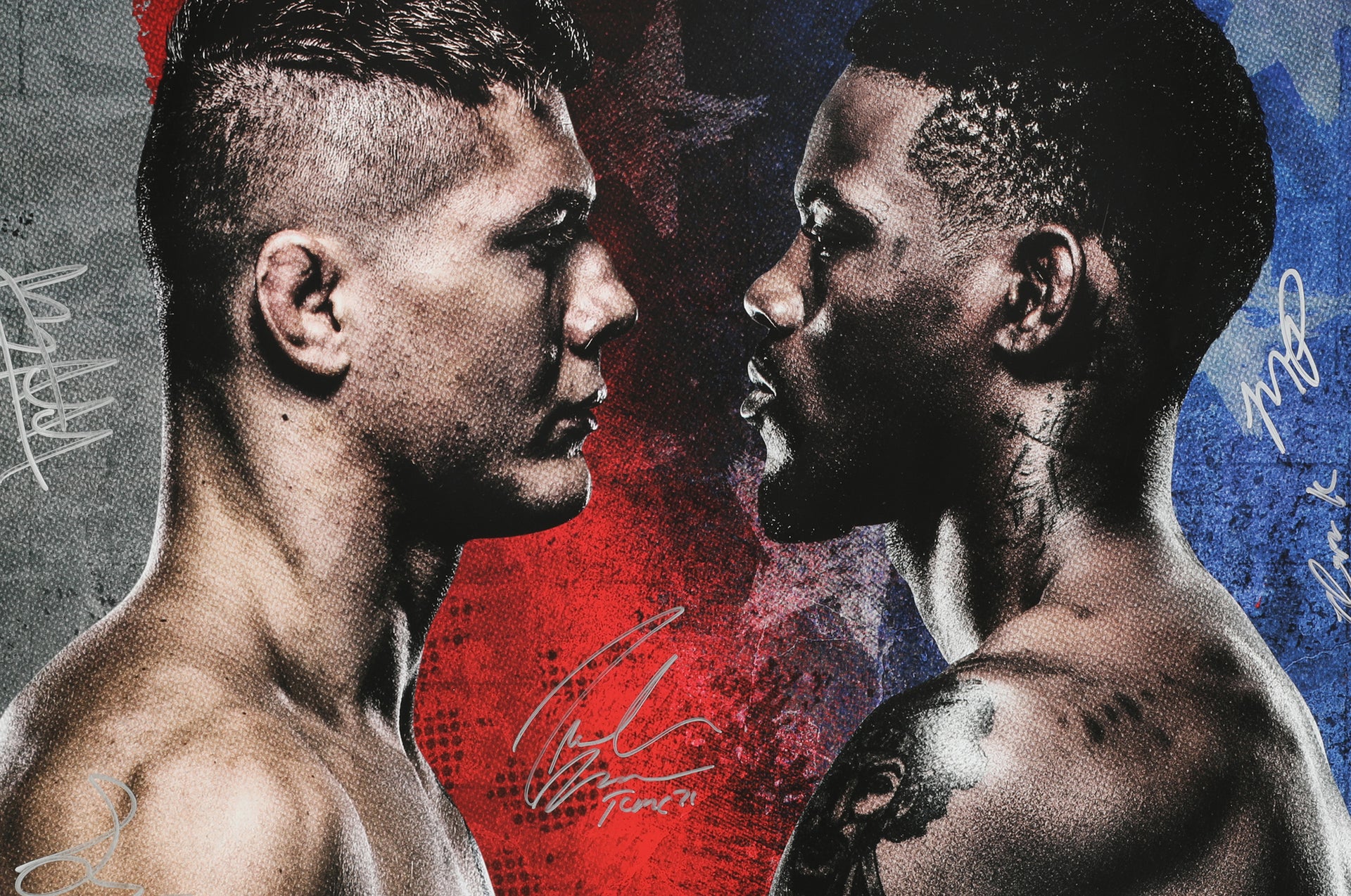UFC Fight Night: Vettori vs Holland Autographed Event Poster