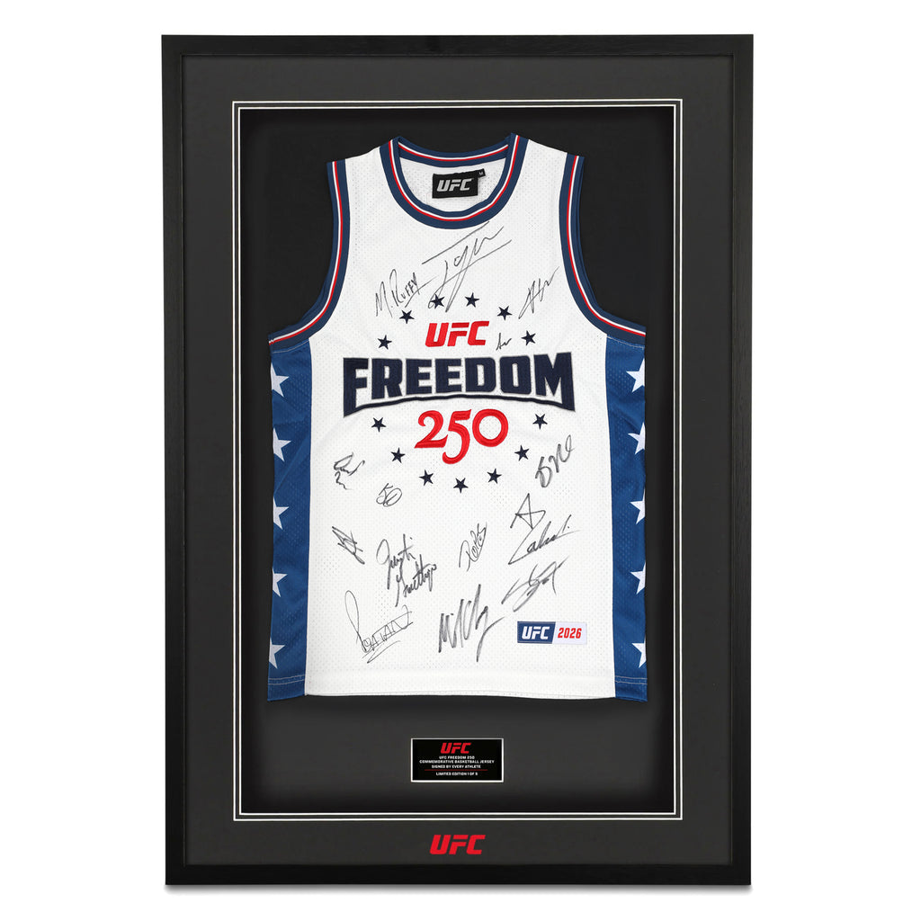 UFC Freedom 250: Topuria vs Gaethje Signed Commemorative Basketball Jersey