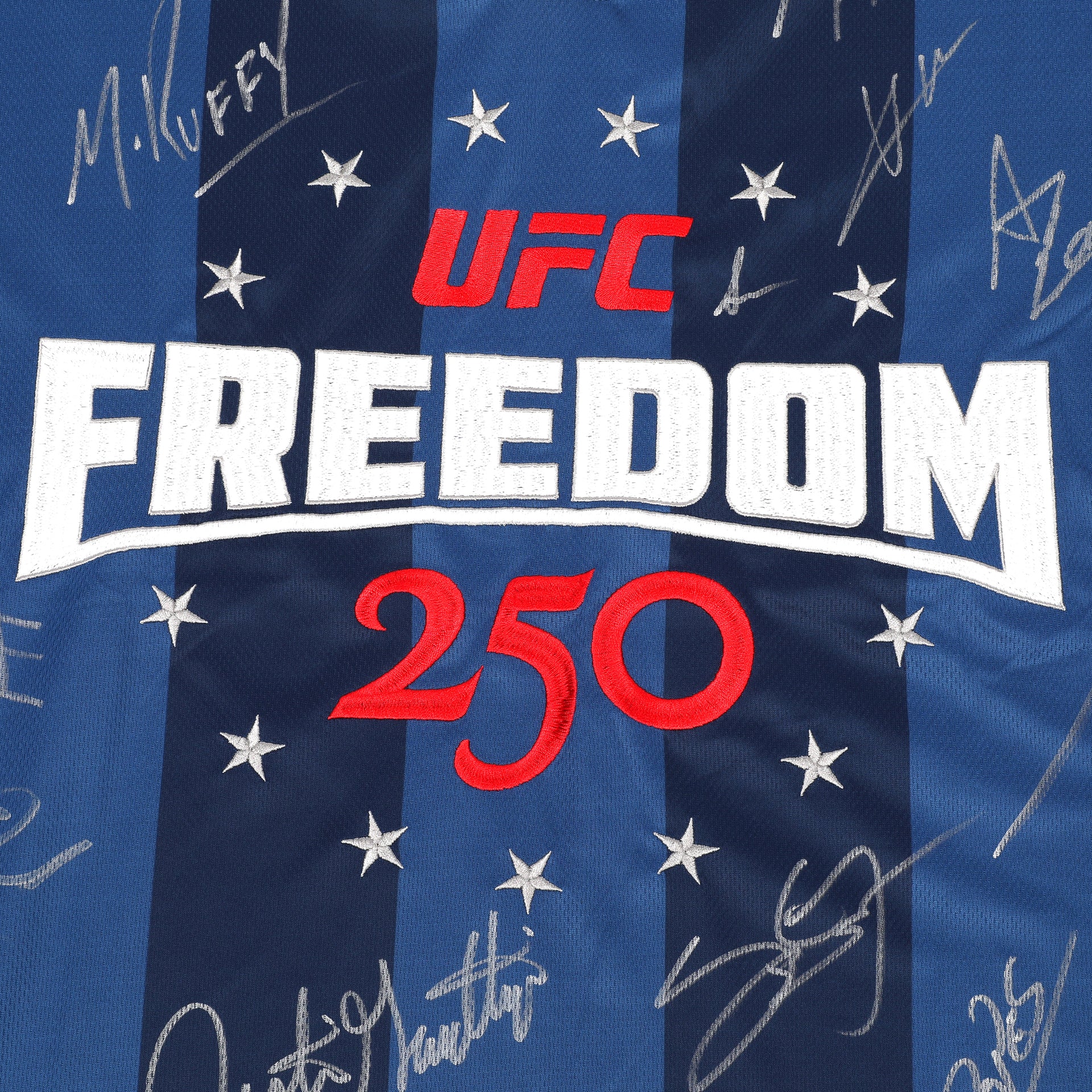 UFC Freedom 250: Topuria vs Gaethje Signed Commemorative Soccer Jersey