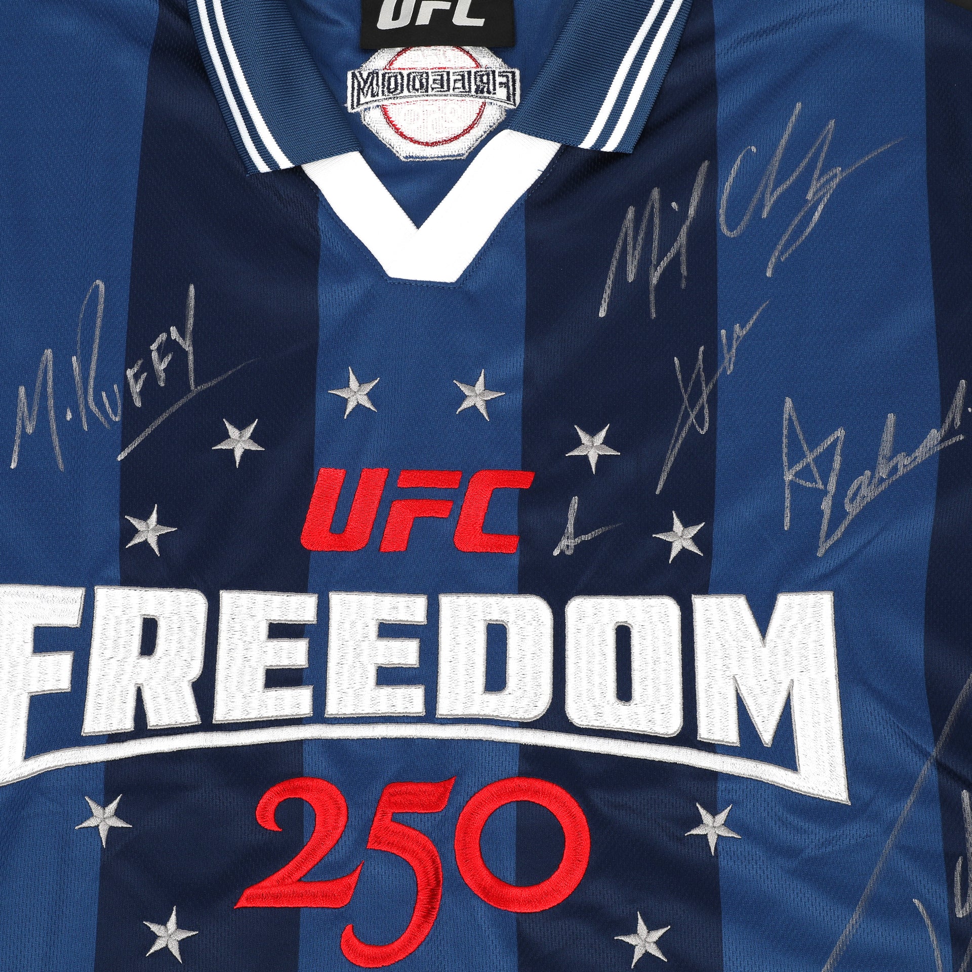 UFC Freedom 250: Topuria vs Gaethje Signed Commemorative Soccer Jersey