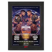 UFC Freedom 250: Topuria vs Gaethje Second Edition Autographed Event Poster