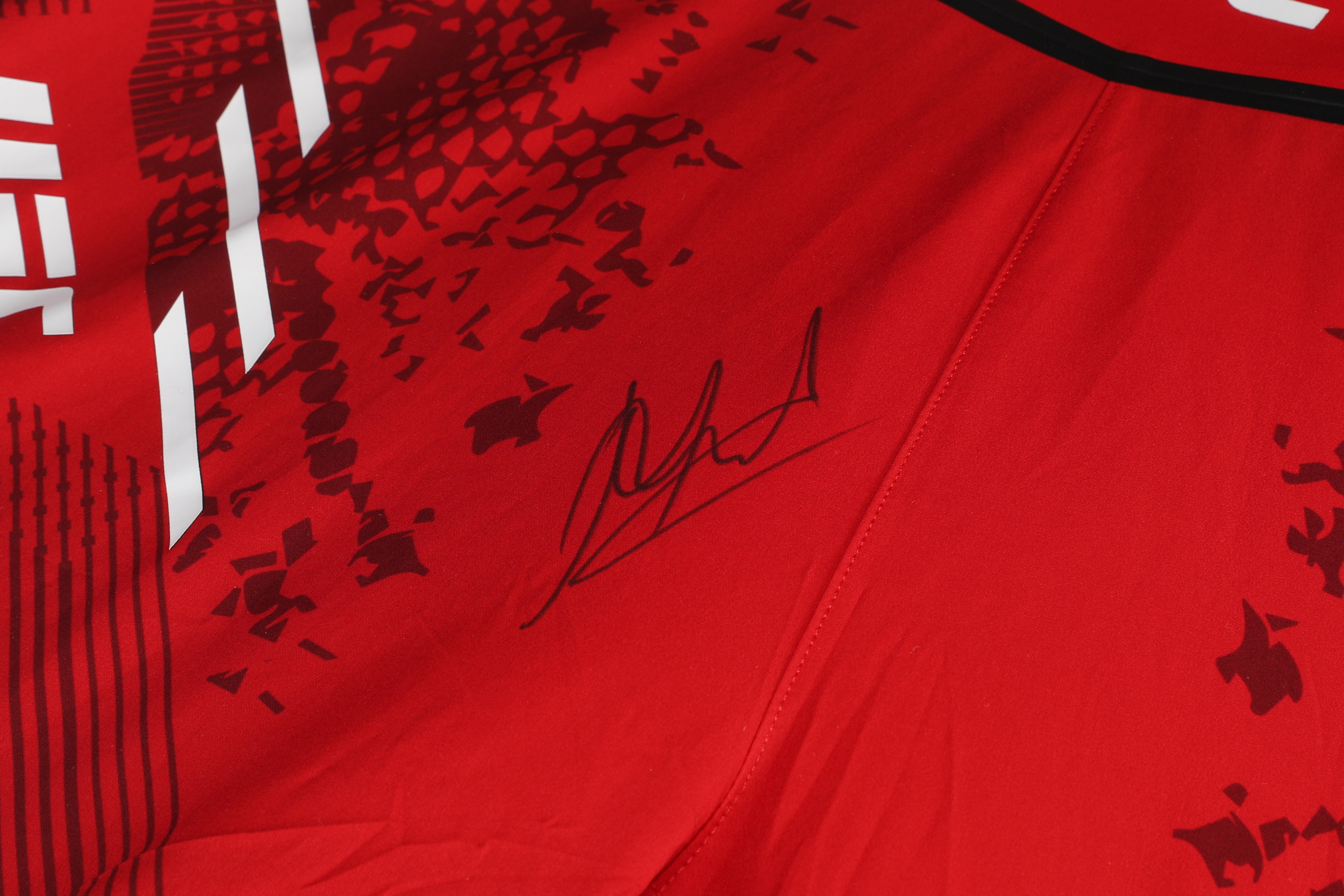 Islam Makhachev Signed Red Venum Adrenaline Shorts