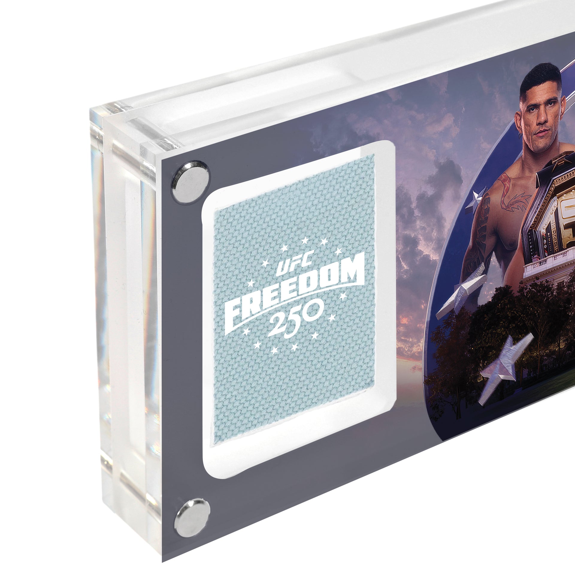 UFC Freedom 250: Topuria vs Gaethje Limited Edition Canvas in Acrylic