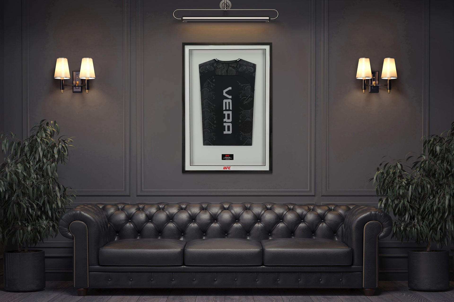Marlon Vera Signed Black Fight Night 2.0 Jersey