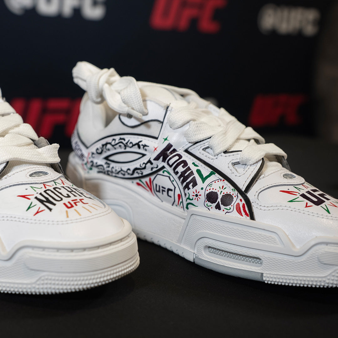 Abby Berner Hand Painted Noche UFC Shoes