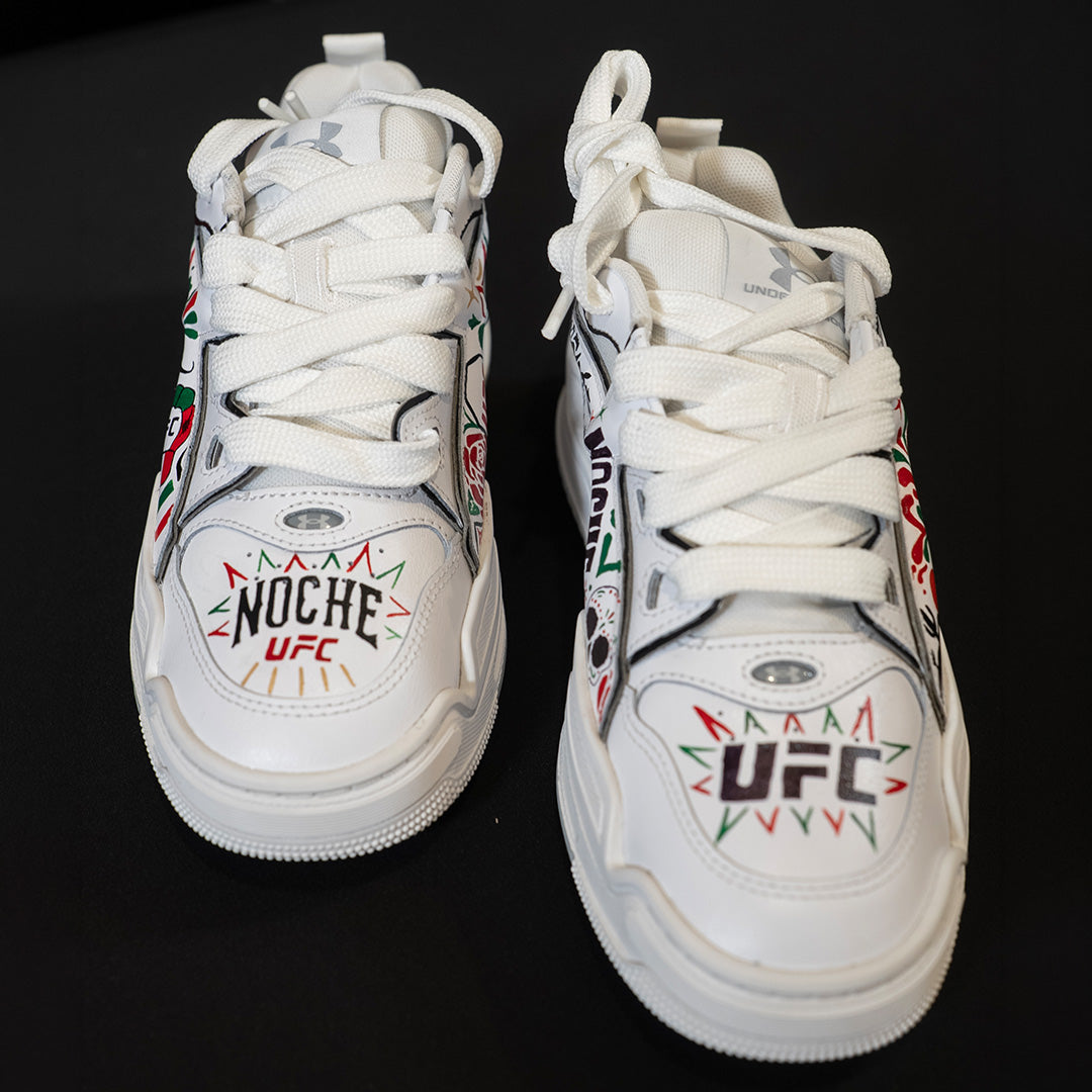 Abby Berner Hand Painted Noche UFC Shoes