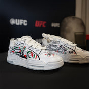 Abby Berner Hand Painted Noche UFC Shoes