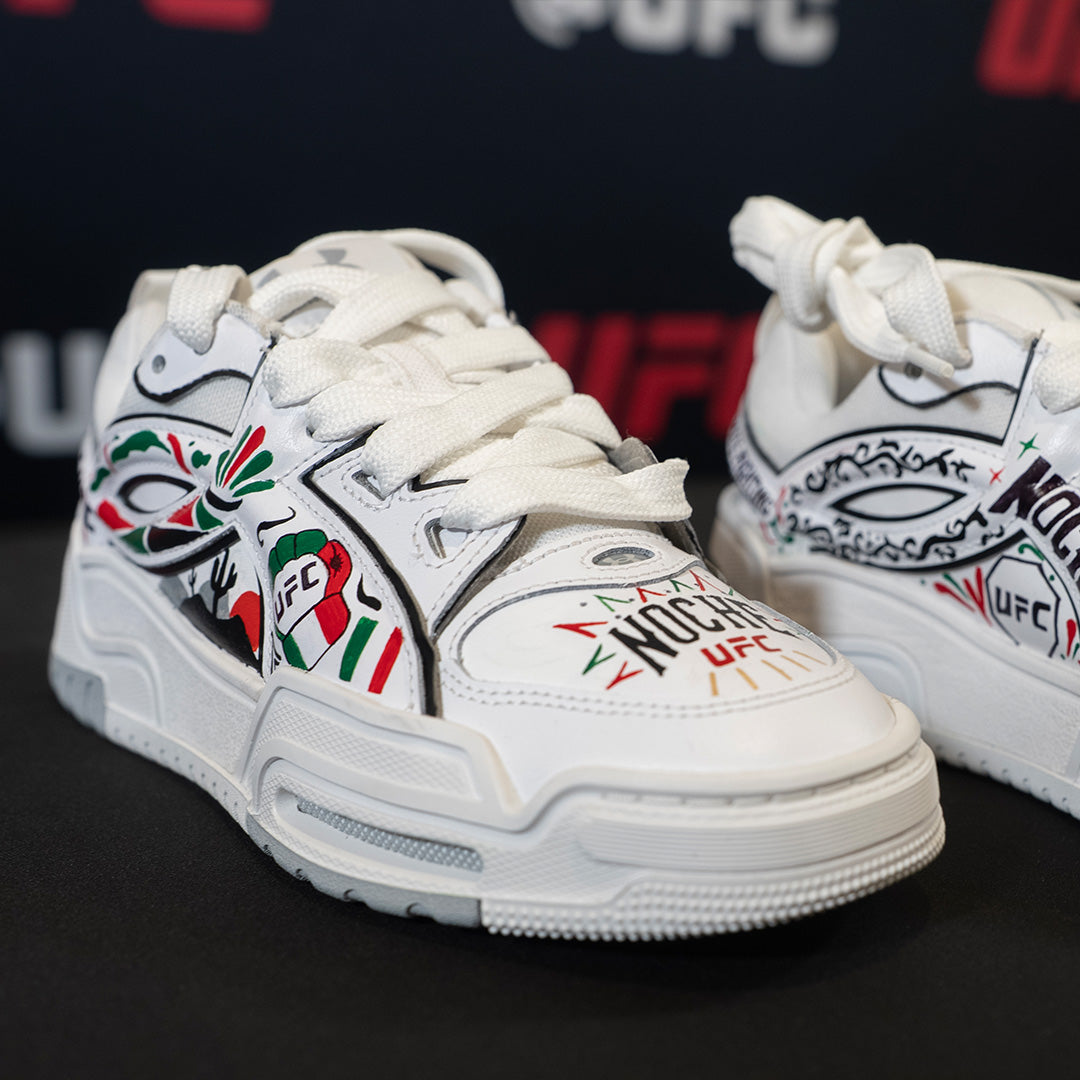 Abby Berner Hand Painted Noche UFC Shoes