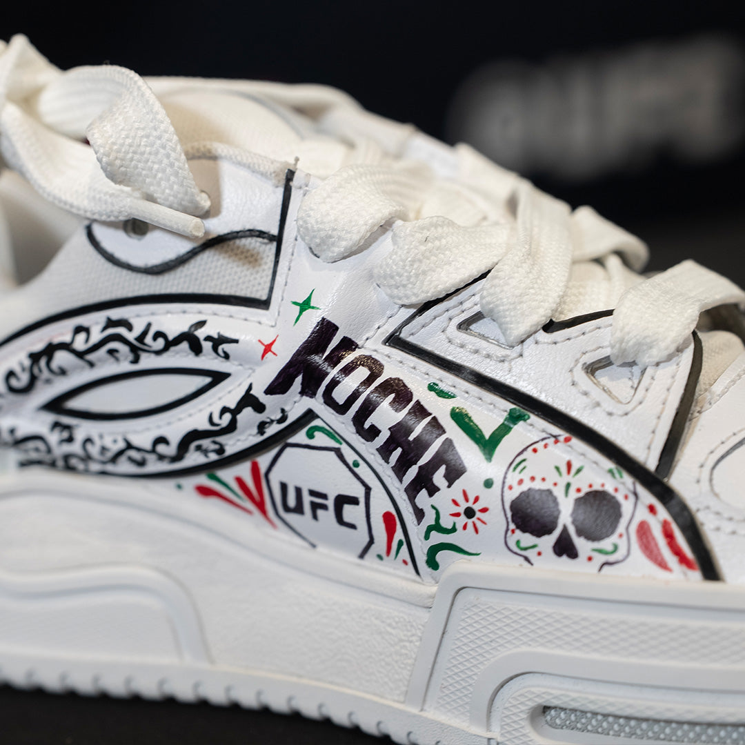 Abby Berner Hand Painted Noche UFC Shoes