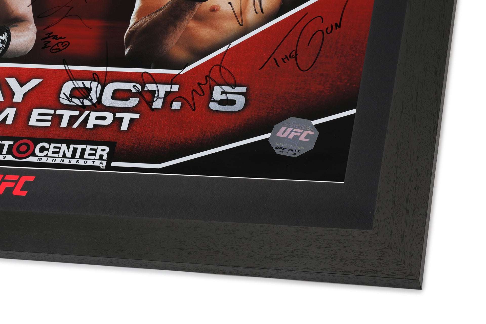 UFC on FX: Browne vs Bigfoot Autographed Event Poster