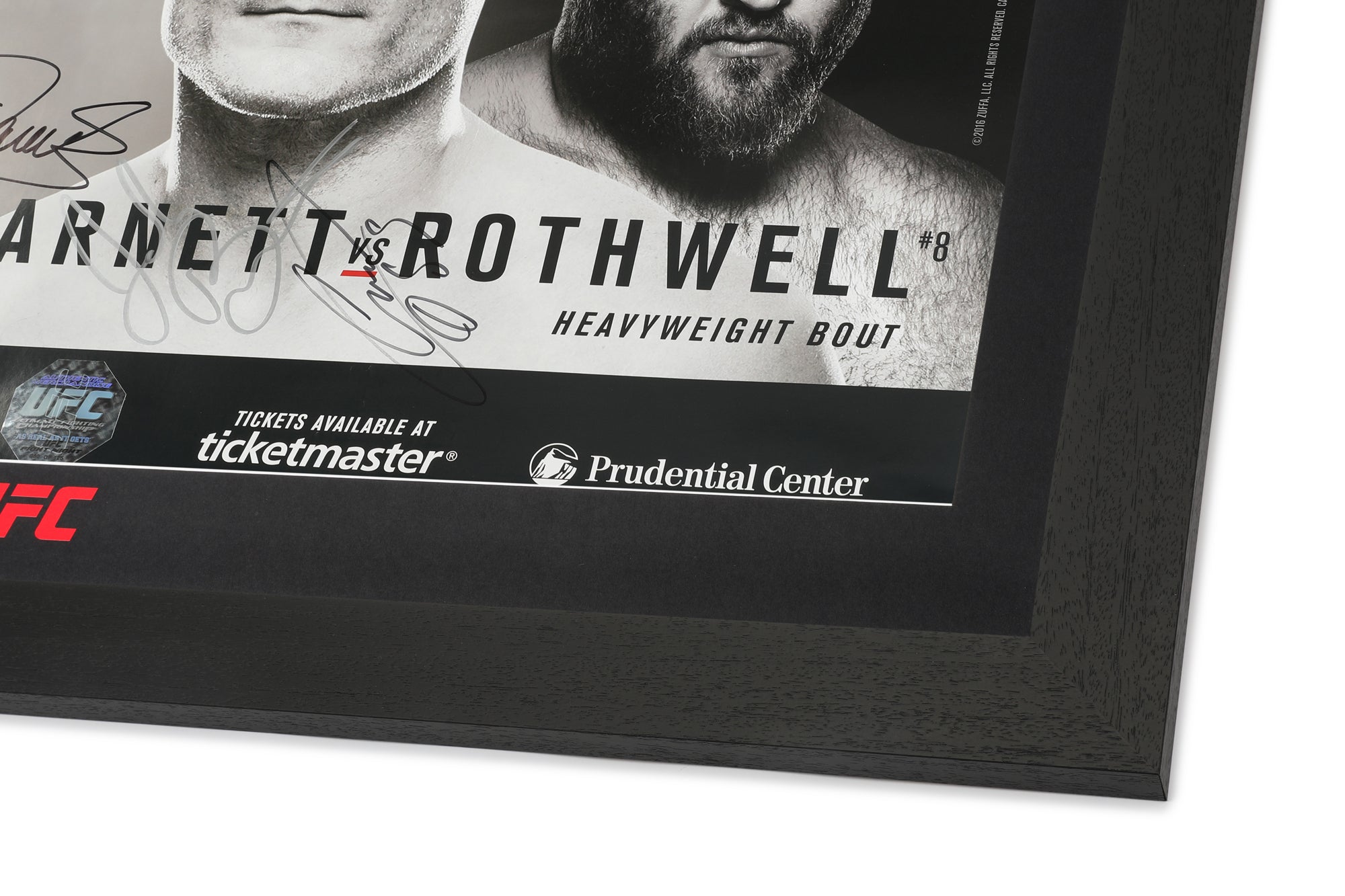 UFC On Fox 18 Johnson vs Bader Autographed Event Poster
