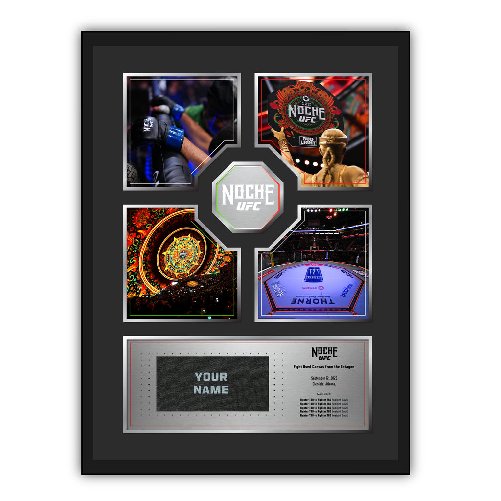 Noche UFC Name on Canvas