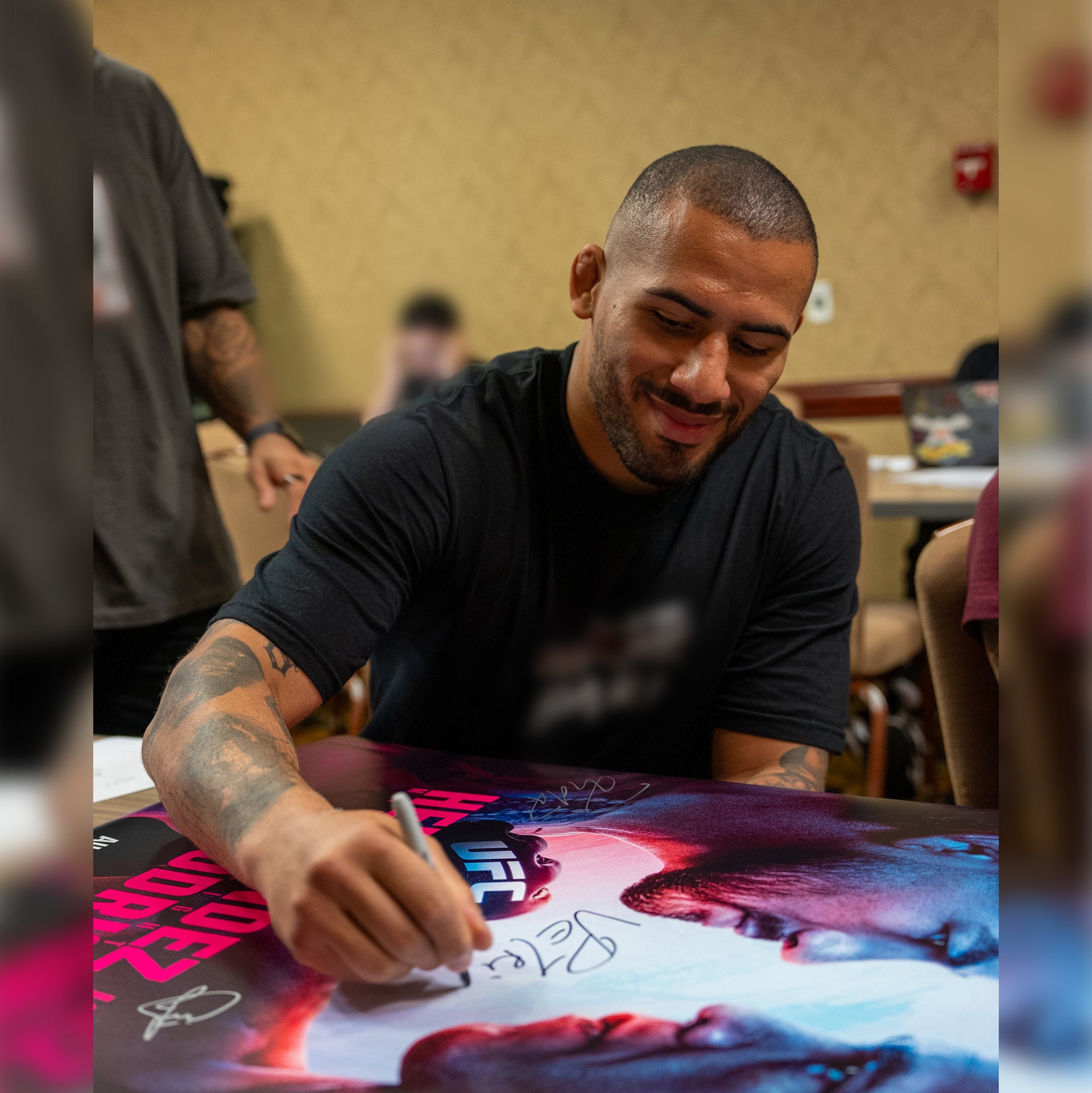UFC Fight Night: Hernandez vs Rodrigues Autographed Event Poster