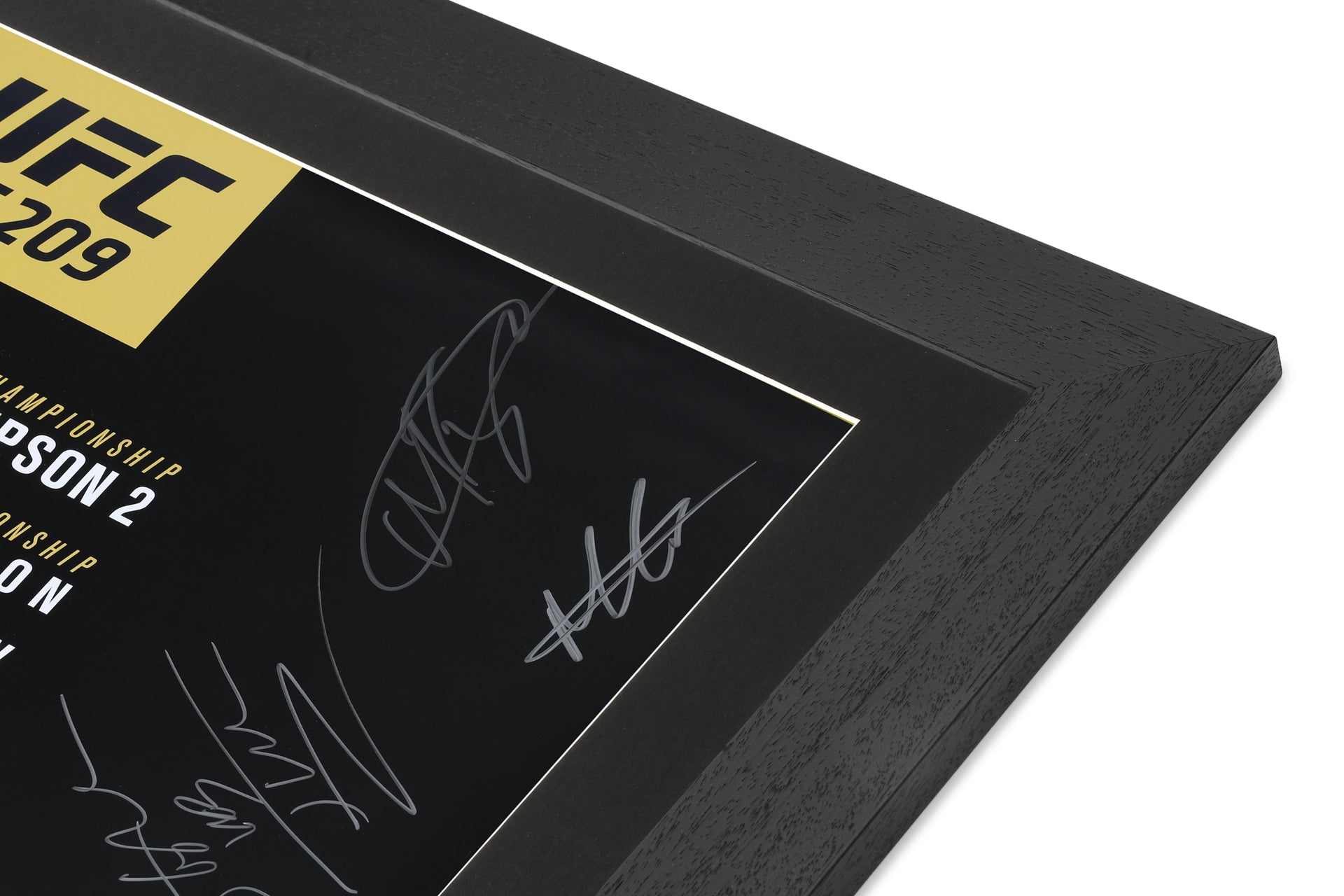 UFC 209: Woodley vs Thompson 2 Autographed Event Poster