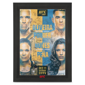 UFC 269: Oliveira vs Poirier Autographed Event Poster