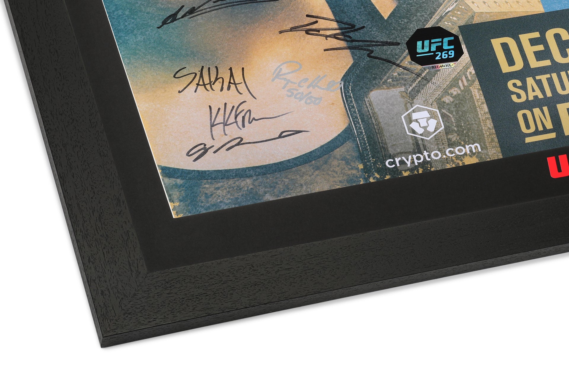 UFC 269: Oliveira vs Poirier Autographed Event Poster