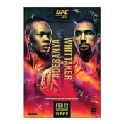 UFC 271: Adesanya vs Whittaker 2 Autographed Event Poster