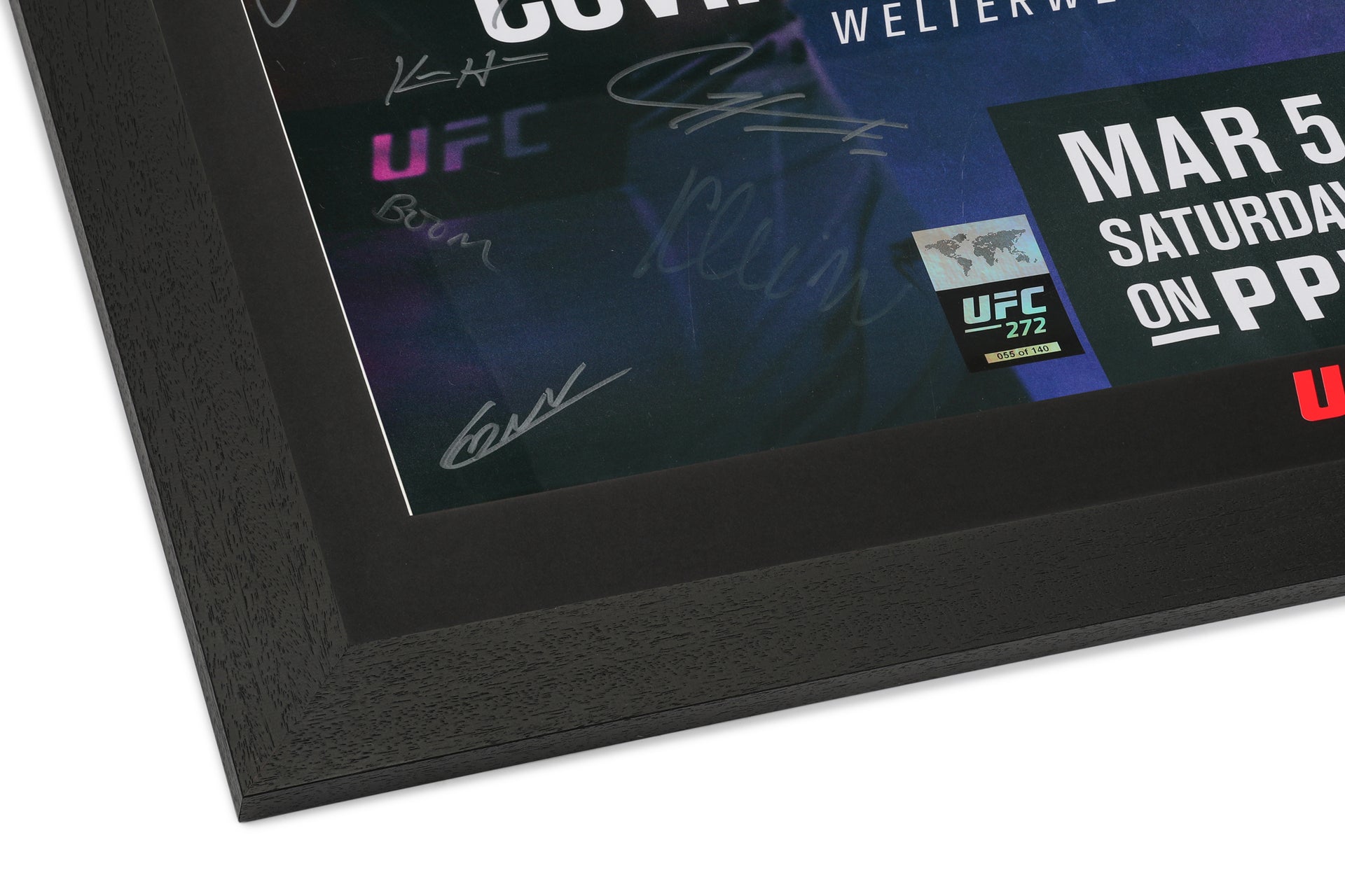 UFC 272: Covingon vs Masvidal Autographed Event Poster