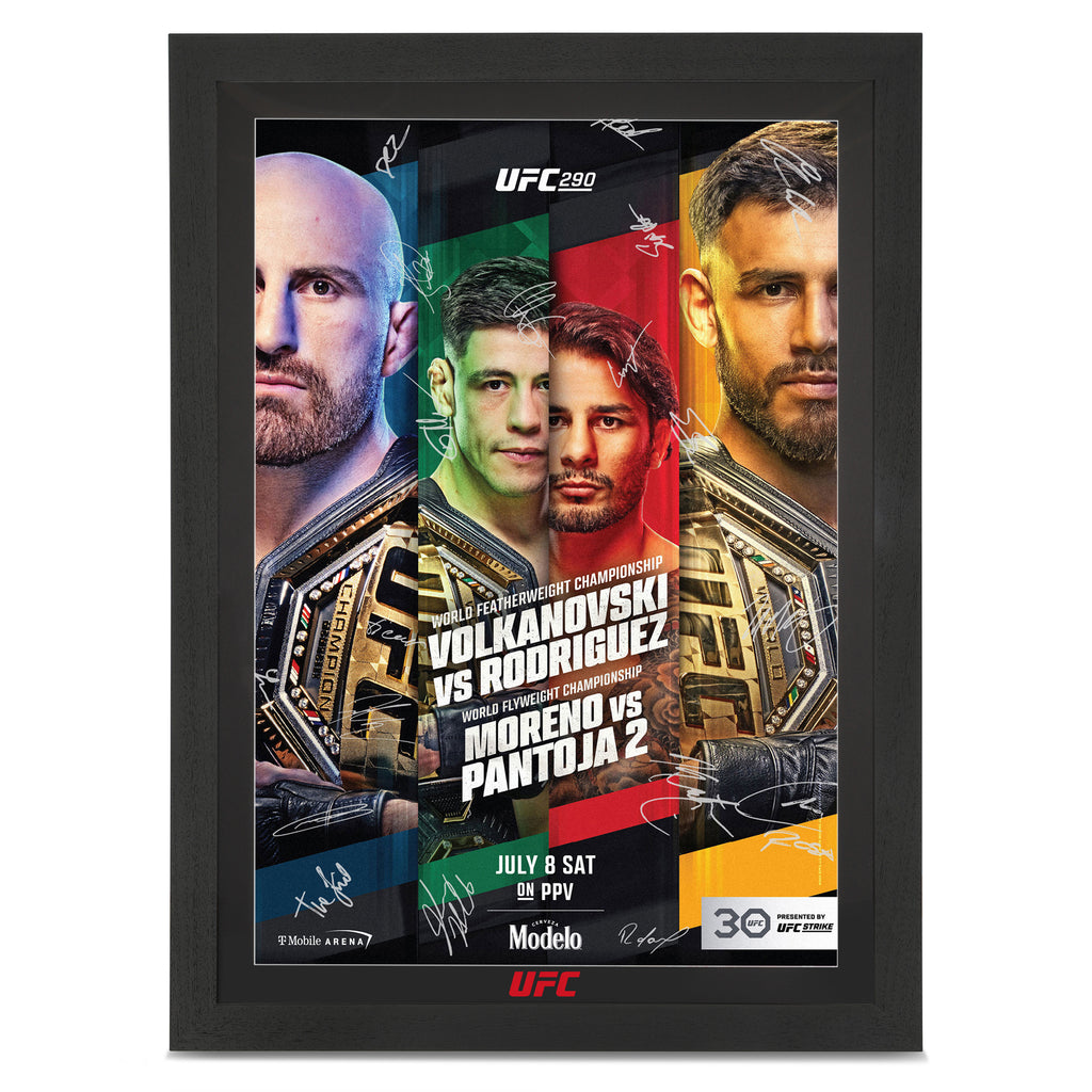 UFC 290: Volkanovski vs Rodriguez Autographed Event Poster