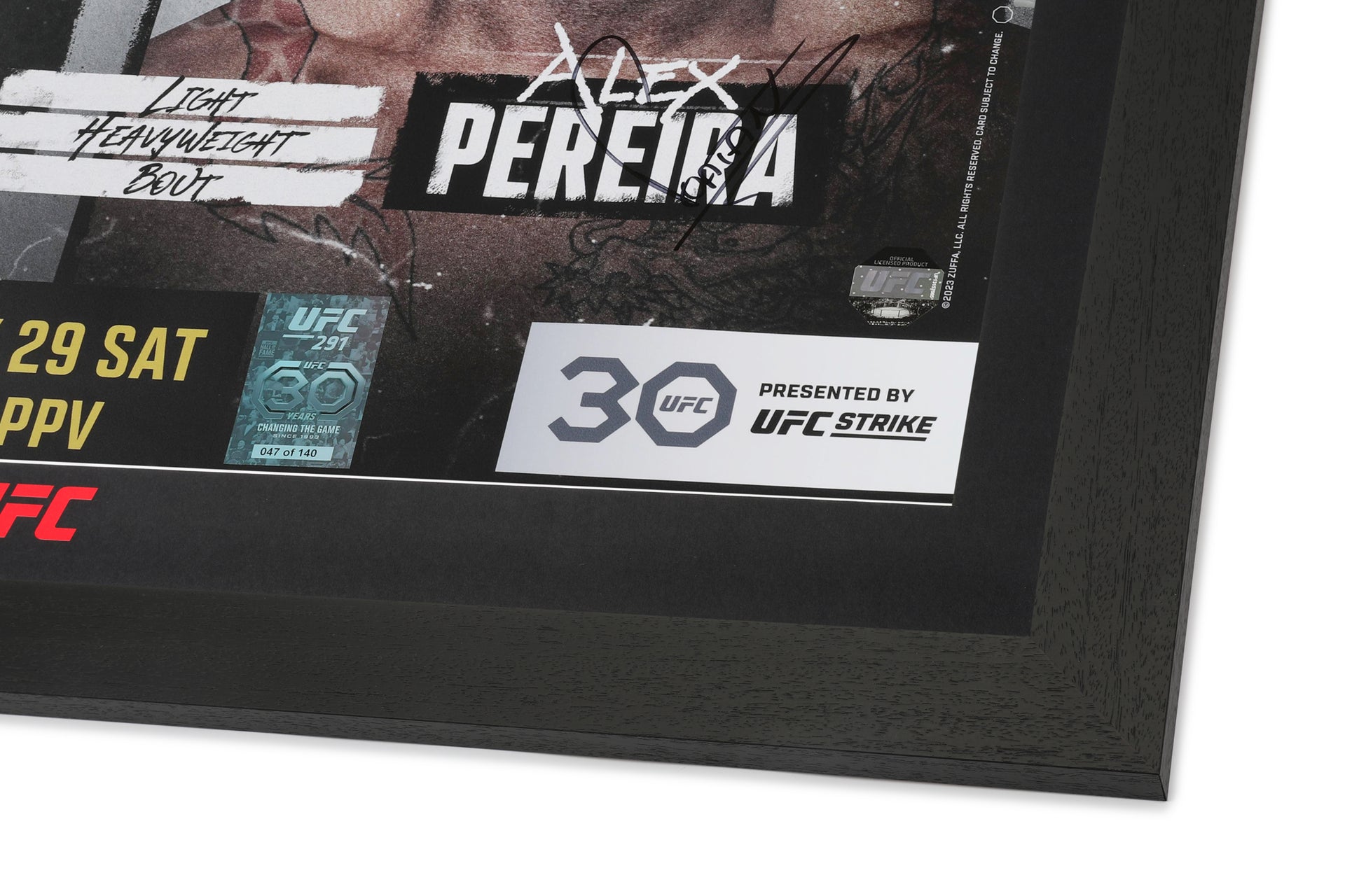 UFC 291: Poirier vs Gaethje 2 Autographed Event Poster