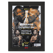 UFC 296: Edwards vs Covington First Edition Autographed Event Poster