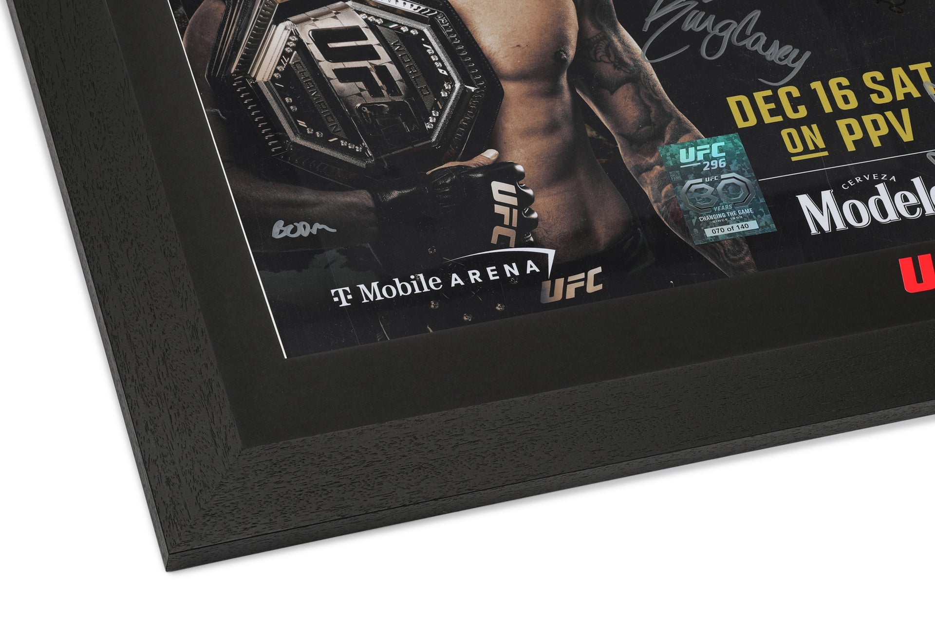 UFC 296: Edwards vs Covington Autographed Event Poster
