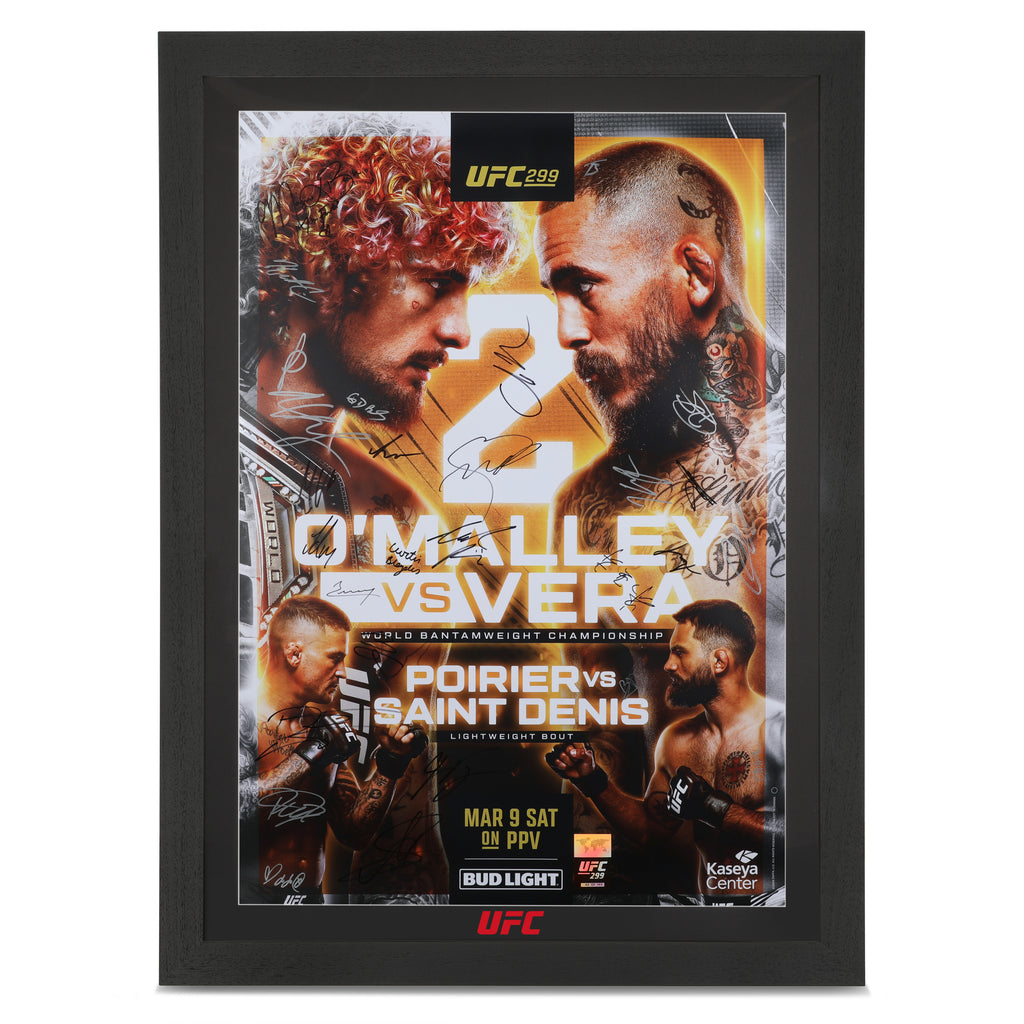 UFC 299: O’Malley vs Vera 2 Autographed Event Poster