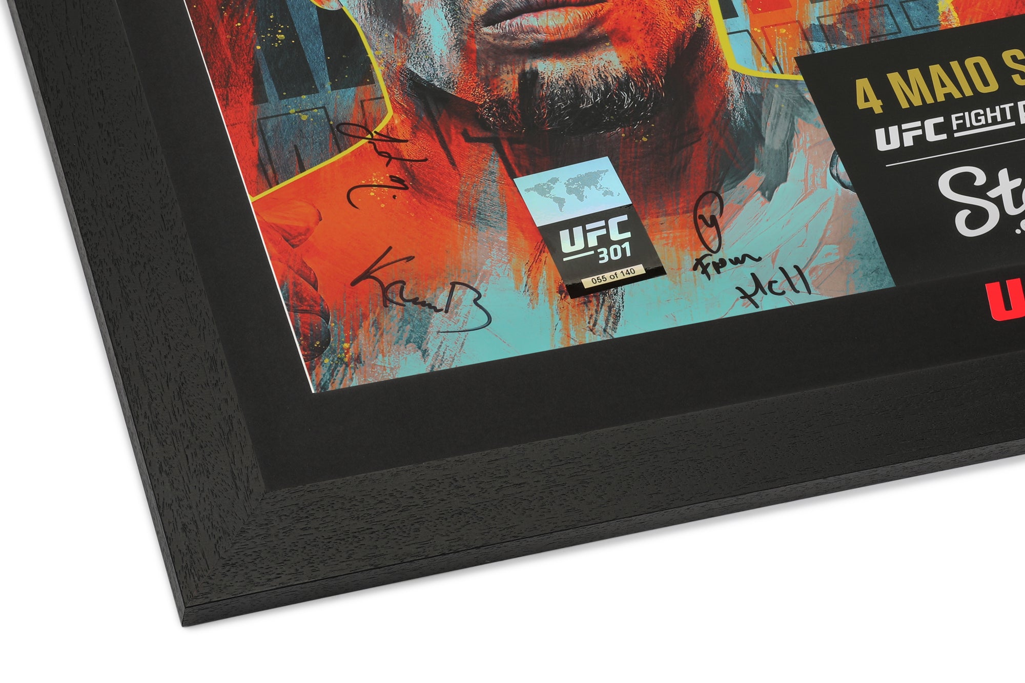 UFC 301: Alexandre Pantoja vs Steve Erceg Autographed Event Poster