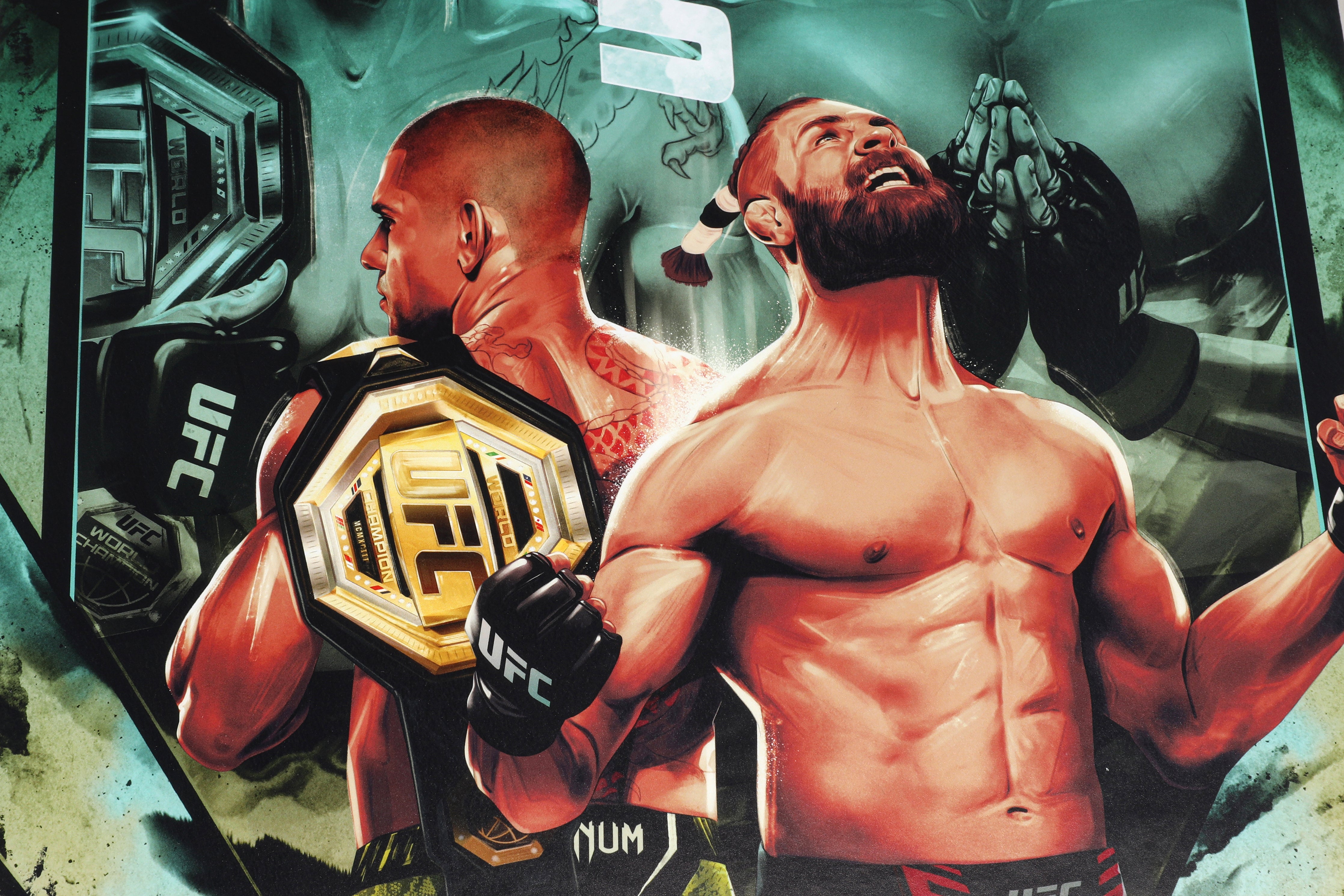 UFC 303: Pereira vs Procházka 2 Artist Series Framed Print