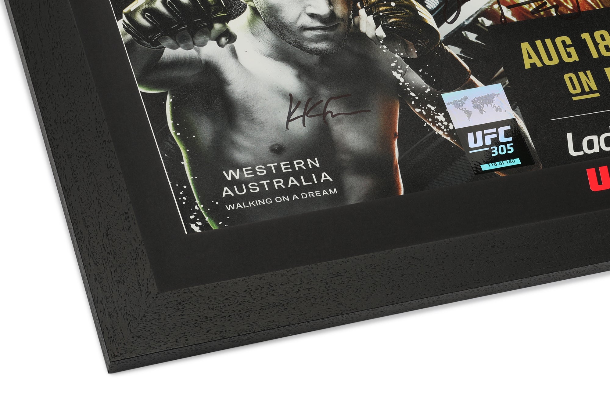 UFC 305: Dricus Du Plessis vs Israel Adesanya Autographed Event Poster