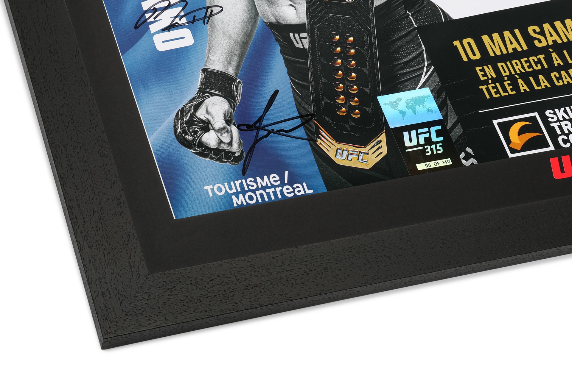 UFC 315: Muhammad vs Della Maddalena Autographed Event Poster