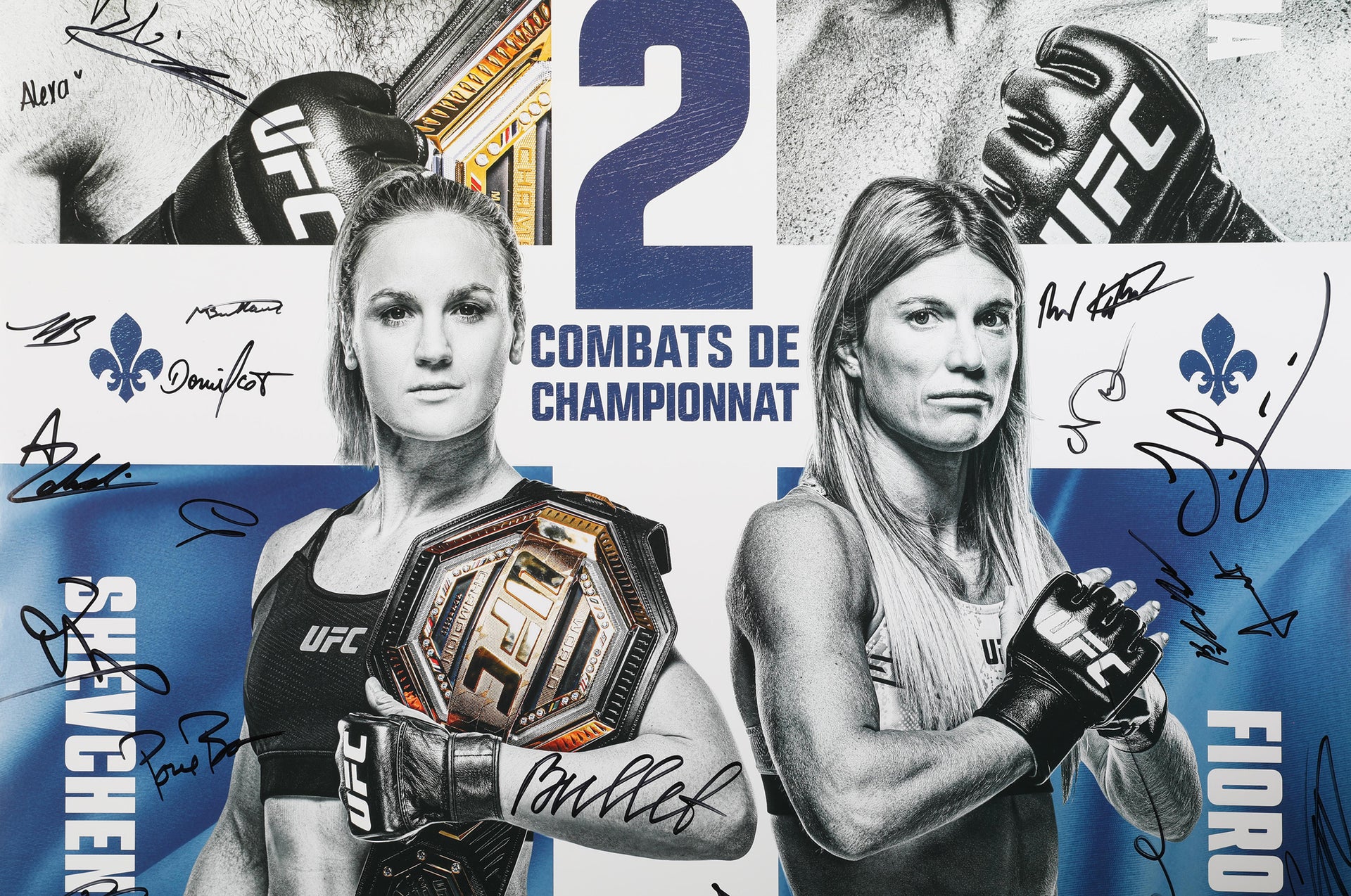 UFC 315: Muhammad vs Della Maddalena Autographed Event Poster