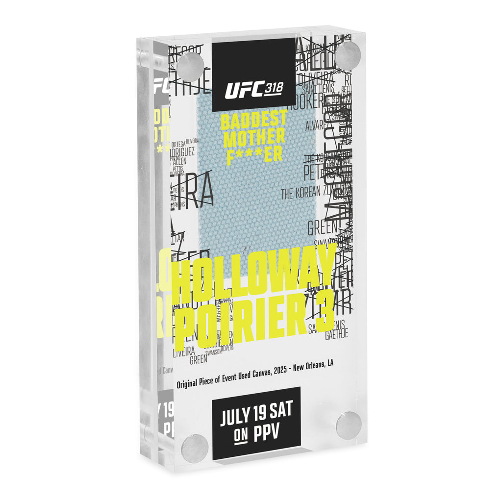 UFC 318: Holloway vs Poirier 3 Canvas in Acrylic