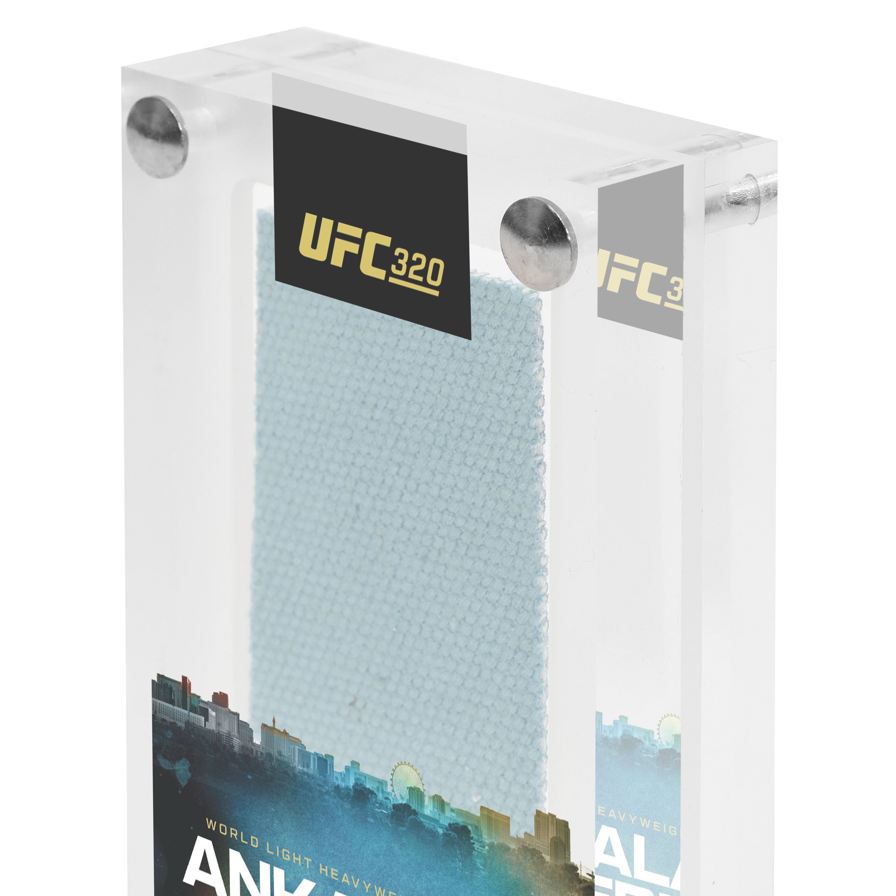 UFC 320: Ankalaev vs Pereira 2 Canvas in Acrylic
