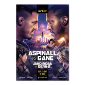 UFC 321: Aspinall vs Gane Autographed Event Poster