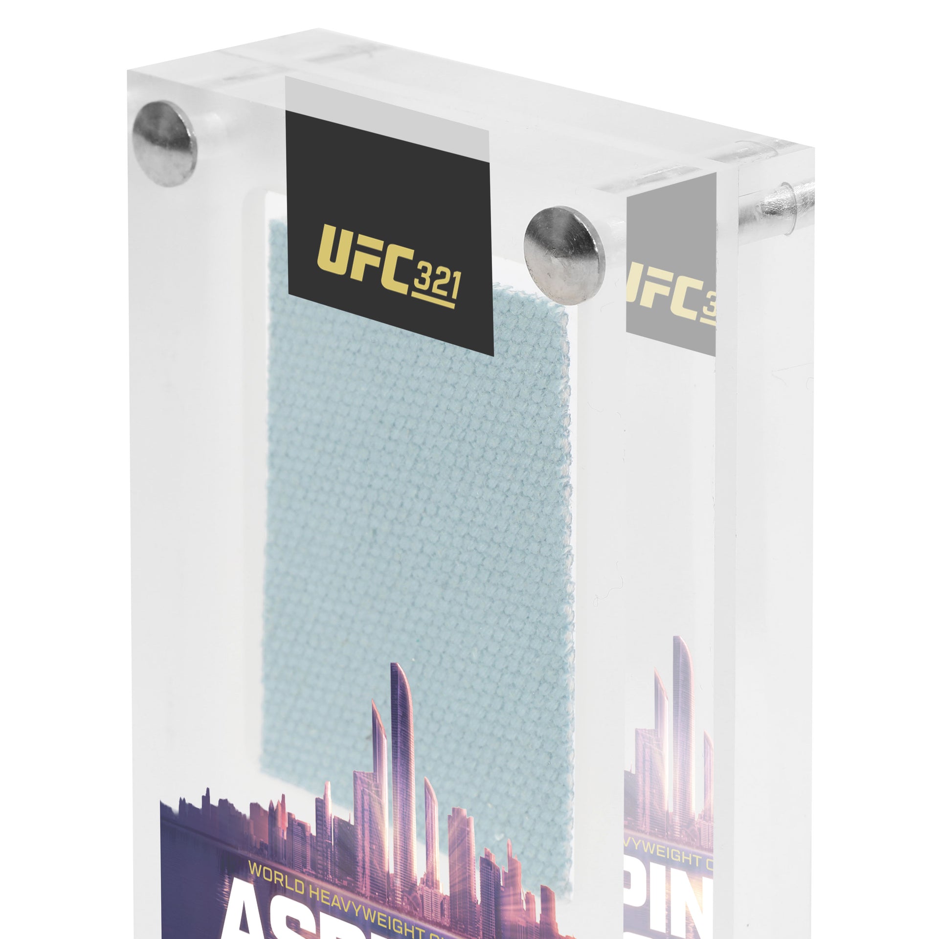 UFC 321: Aspinall vs Gane Canvas in Acrylic