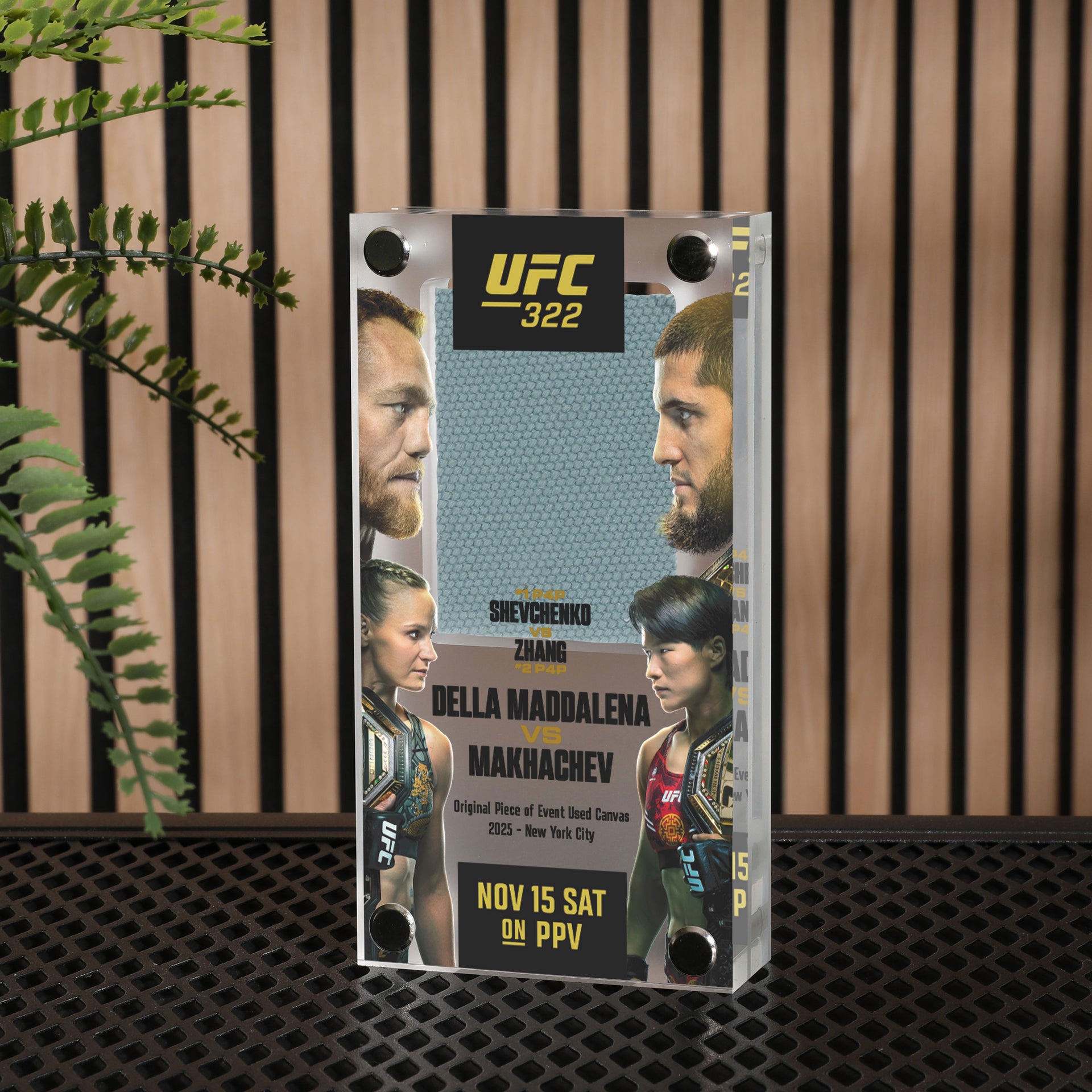 VeChain UFC 322: Della Maddalena vs Makhachev Canvas in Acrylic