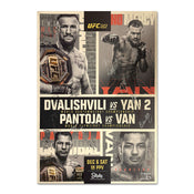 UFC 323: Dvalishvili vs Yan 2 Autographed Event Poster