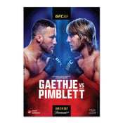 UFC 324: Gaethje vs Pimblett Autographed Event Poster