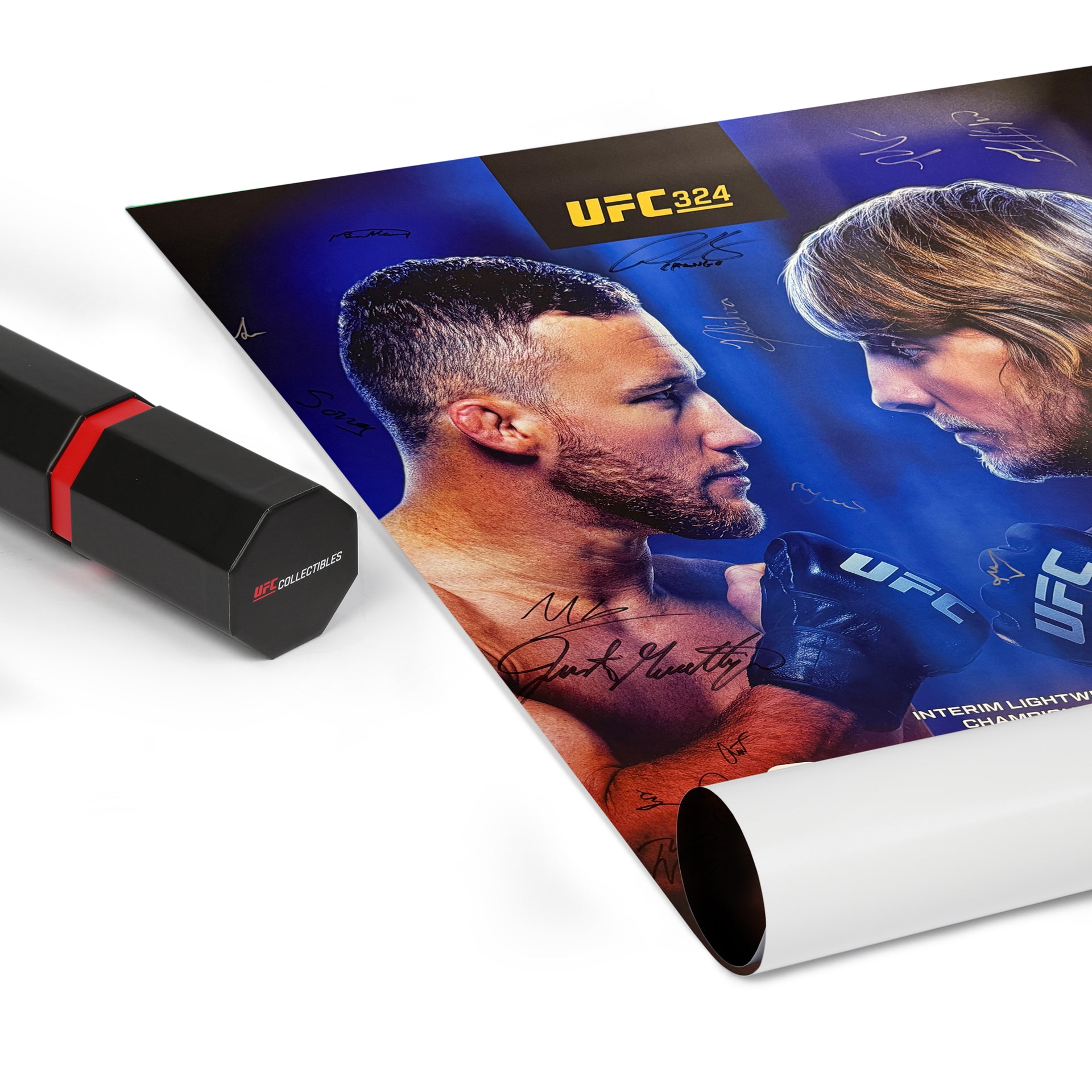 UFC 324: Gaethje vs Pimblett Autographed Event Poster