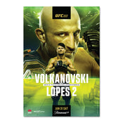 UFC 325: Volkanovski vs Lopes 2 Autographed Event Poster