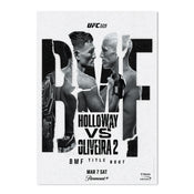 UFC 326: Holloway vs Oliveira 2 First-Edition Autographed Event Poster